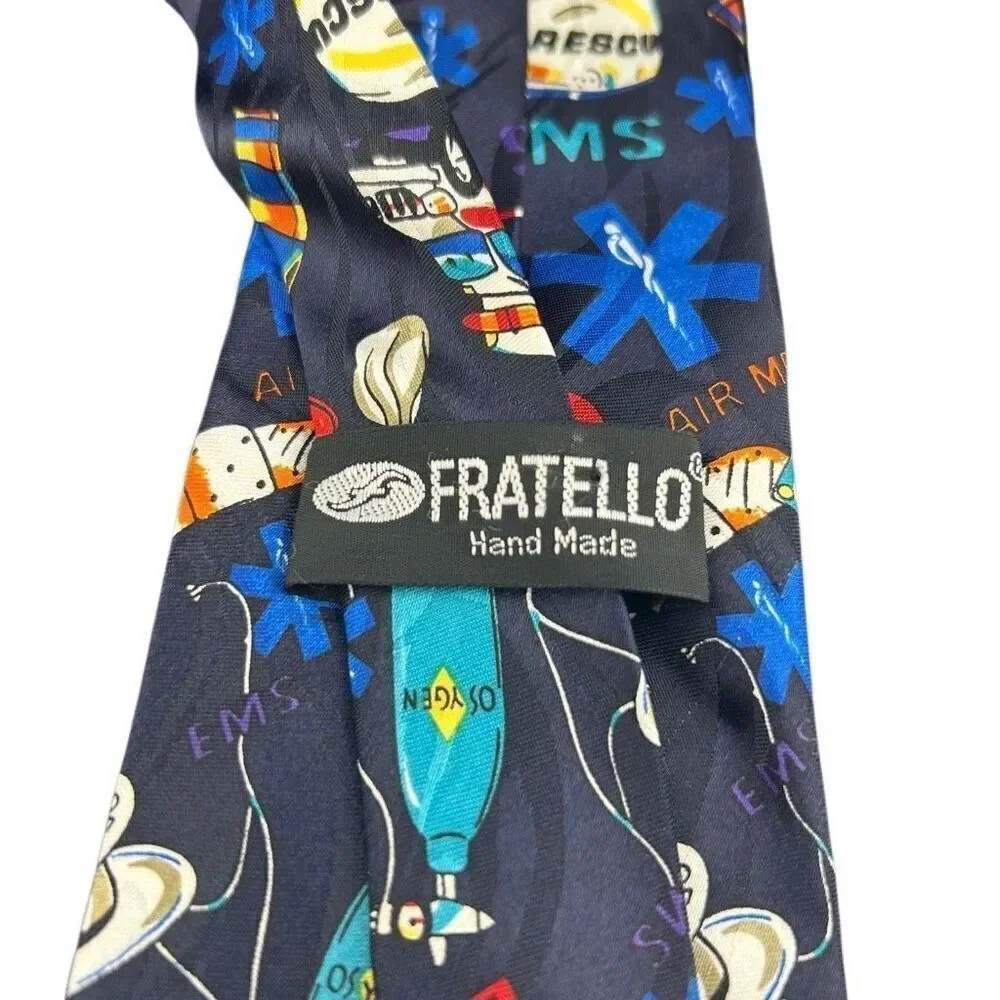 EMS 911 Firefighter Flight Crew First Responders Tie Fratello